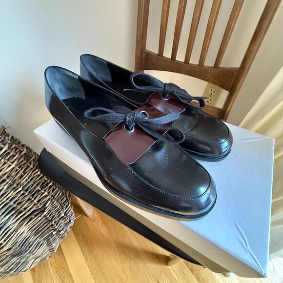 Robert Clergerie Leather Oxfords - Picture 1 of 6
